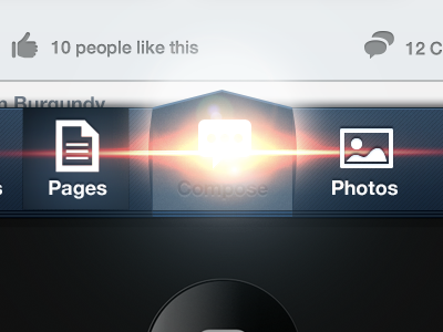 Compose button for NewGenBook compose facebook iphone newgenbook