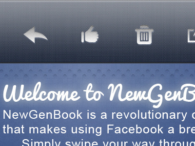 NewGenBook Welcome Page #2 facebook iphone newgenbook