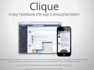 Clique Signups are now open! app clique iphone sign up now!