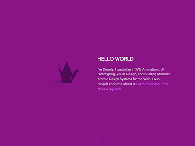 Hello World css design development html illustration interface interface design layout logo svg typogaphy ui vector web website
