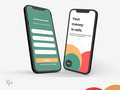 Mobile banking UI