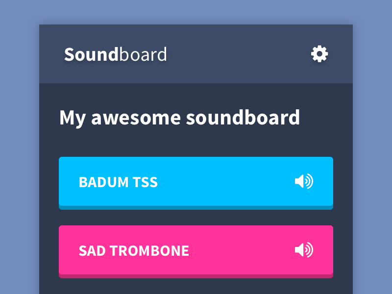 Soundboard App by Sjoerd Boerrigter on Dribbble