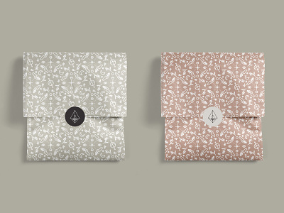 Custom tissue paper packaging WIP branding pattern holistic mailer packaging pattern sticker tissue paper wellness