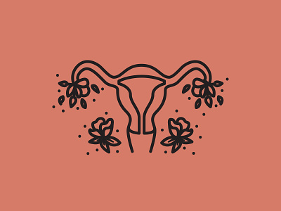 5/5 Sacred Icon brand identity celestial feminine feminism feminist icon icon artwork iconography illustration line art line icon logo logomark reproduction spiritual uterus