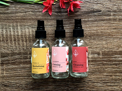 Sacred Aromatic Mist Labels + Packaging