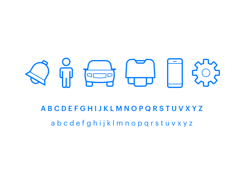 Springworks Icons typography identity icons springworks