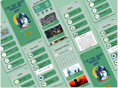Muslim App al quran figma muslim ui uiux