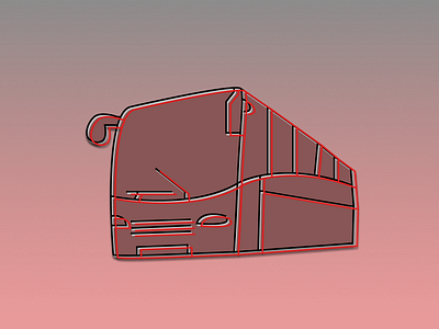 Bus bus ilustrasi vector