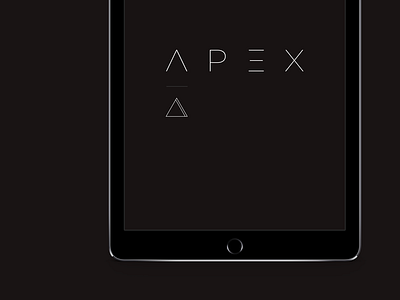 Apex ↠ Logo and icon exploration app black branding design flat icon lettering logo type typography vector wip