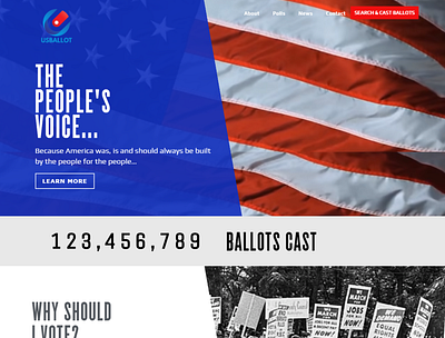 US Ballot | Website design devtarik poll poll website web wordpress website