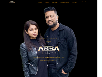 ABBABEATZ | Website design devtarik portfolio portfolio website web wordpress website