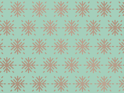 Snowflake Pattern green illustration line mint pattern snow snowflake