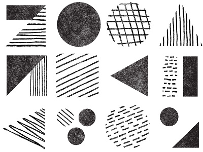 no.048 black geometric geometry hand drawn lines shape shapes sketch texture