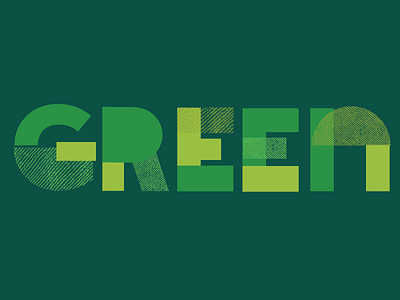 Block Type: green font illustration kids letters naive shape shapes texture type