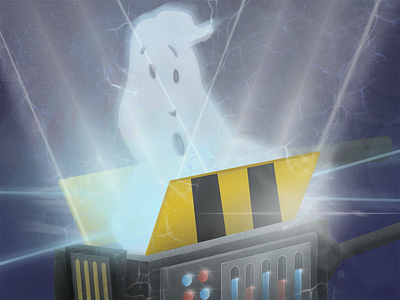Ghostbusters Ghost Trap Procreate Illustration