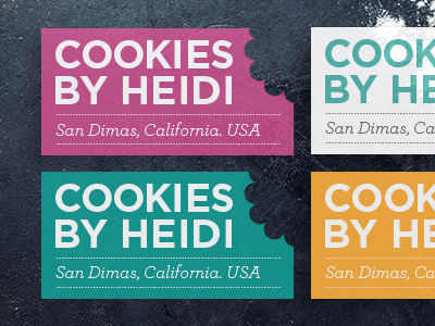 Cookies By Heidi cookies identity design logo design packaging stationary