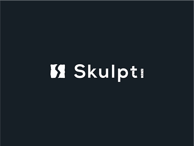 Skulpti logo logo sculpt sculpting skulpti stone