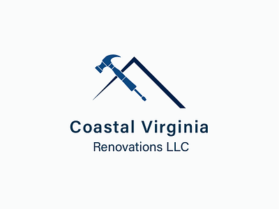 Logo concept for Coastal Virginia concept construction construction company construction logo design logo minimalistic