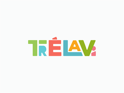 Logo Concept for TRELAVI brand colorful concept design illustration logo playful typography