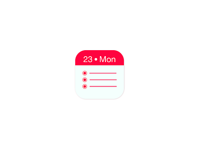 Calendar app icon