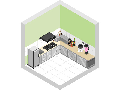 Isometric: Kitchen