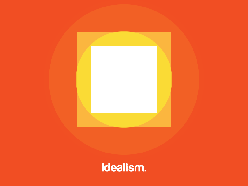 Philographics animation #1 - Idealism. animation color material minimal philosophy shape