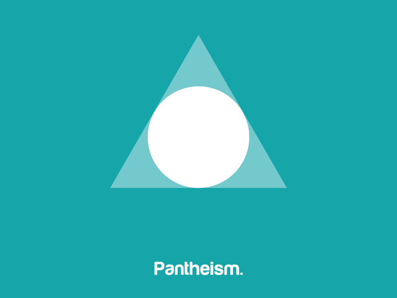 Philographics animation #4 - Pantheism. animation color material minimal philosophy shape