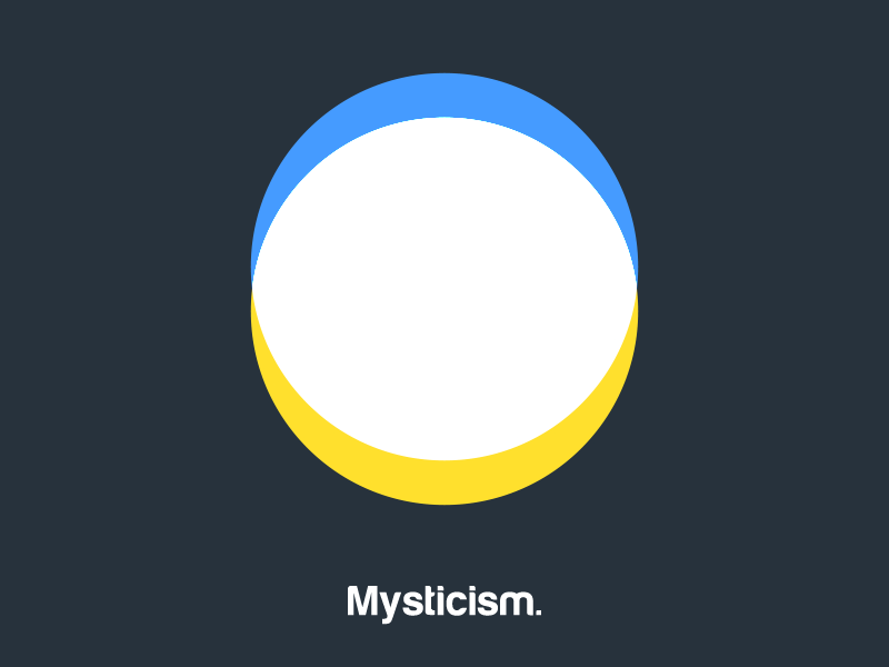 Philographics animation #5 - Mysticism animation color material minimal philosophy shape