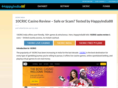 10CRIC Casino Review – Safe or Scam? Tested with the aid 10cric 10criccasino 10criccasinoreview 10cricindia happyindia88
