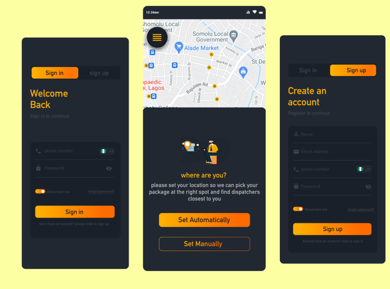 dark mode by Patience Tyav on Dribbble