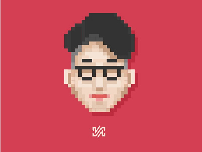 Portrait Pixel coreldraw illustration pixel portrait vector
