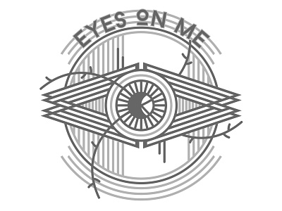 Eyes on me graphic high illustration vector