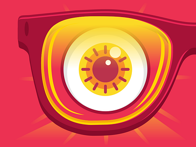 GLASSES design eyes graphic illustration vector