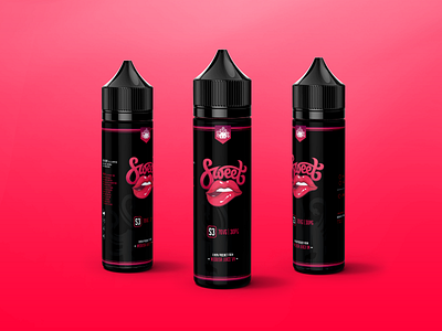 SWEET from MEDUSA JUICE VN branding graphic illustration logo packing text typography vape vector