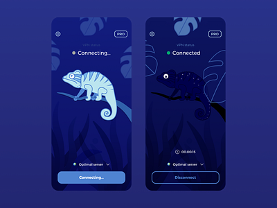 VPN app | UX/UI agency app app design artwork characters design figma illustration interface mobile app mobile ui product design ui ux vector visual design