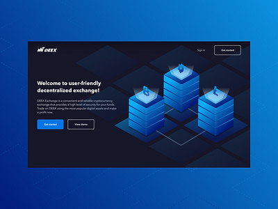 Crypto platform | Web Design agency artwork graphic design illustration isometric illustration mobile ui product design ui ux visual design web app web design