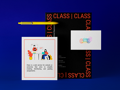 Class Brand Identity adobe agency brand brand identity branding design graphic design ill illustration illustrator logo ui visual design