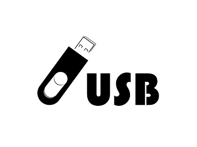 usb logo branding logo