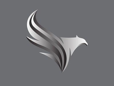 Eagle logo graphic design illustration vector