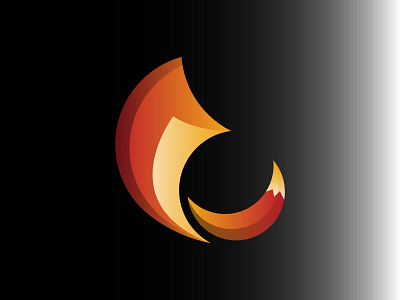Fox icon graphic design illustration logo