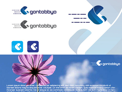 gontobbyo logo design graphic design illustration logo portrait