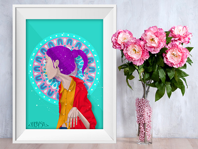 Displicencia art digital illustration mandala mexico mixed media mockup namaste spirit spiritual vector yoga