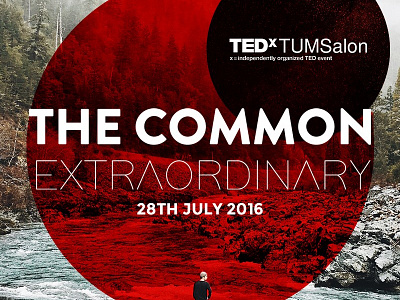 TEDxTUMSalon Event artwork black campaign design event img red ted tedx