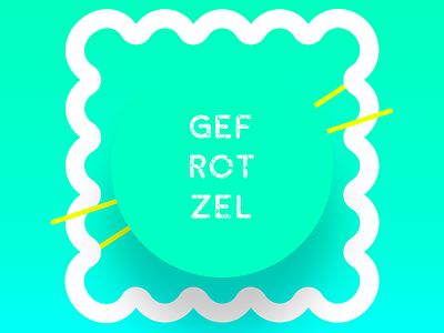 Gefrotzel color form graphic neon nonsense pattern photoshop typo typographie