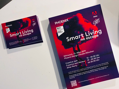 Munich Creative Business Week 2019 cloud event flyer mcbw munich postcard poster print violet