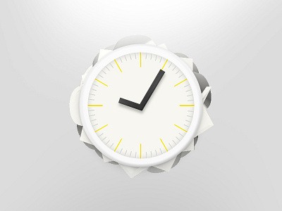 1 hour icon challenge - Clock 1 app black challenge clock dark grey hour icon light time watch white yellow