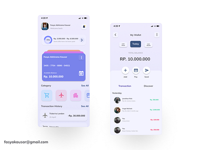 Wallet UI Design