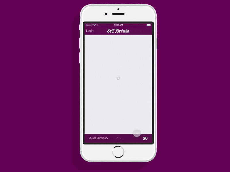 SellFormula iPhone App app baby ecommerce gif ios iphone sell video