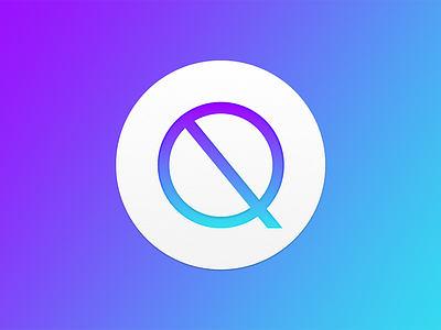 QBlocker Mac App Icon app blue design icon mac osx qblocker sketch