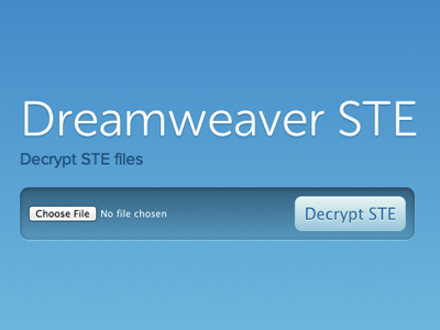 Dreamweaver STE design dreamweaver ste tool website